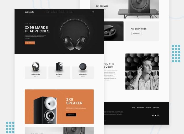 Audiophile E-Commerce web app