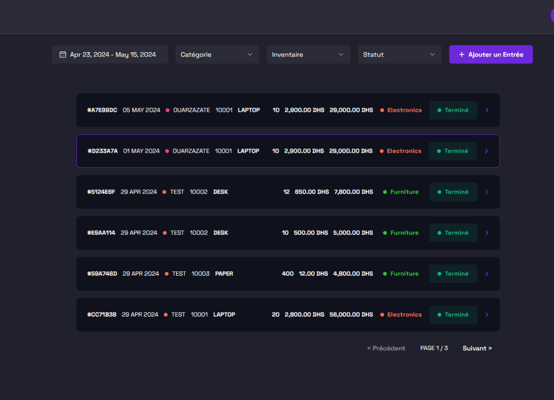 Inventory App